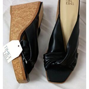 Time and Tru Platform Wedge Sandals – Women’s Size 6, Summer Shoes
